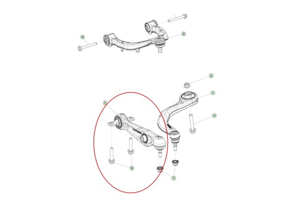 Tesla Model 3 Õõtshoob Esisild - Image 2